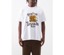 English Dream-print Cotton-jersey T-shirt