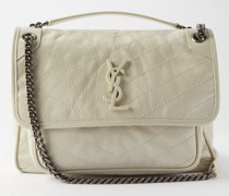 Niki Medium Crinkled-leather Shoulder Bag