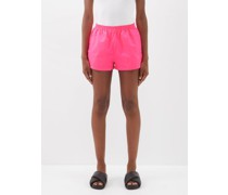 Short en sergé à taille élastique Perla