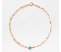 Emerald & 18kt Gold Bracelet