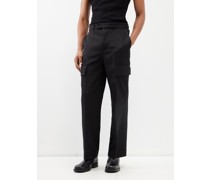 Tailored Twill Cargo Trousers