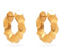 Almost Gold-vermeil Hoop Earrings