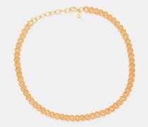 Mexican Cubic Zirconia & 18kt Gold-plated Necklace