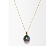 Tahitian Pearl & 18kt Gold Necklace