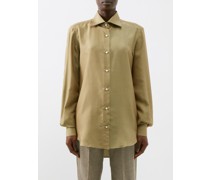 Husband Silk-dupion Shirt