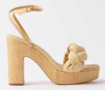 Fae 110 Raffia Platform Sandals