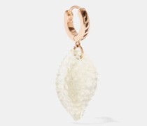 Postulata Quartz & 18kt Rose-gold Single Earring