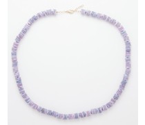 Atlas Opal & 14kt Gold Necklace