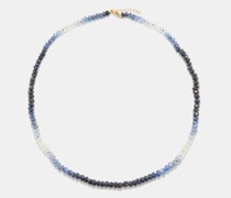 Arizona Sapphire & 14kt Gold Necklace