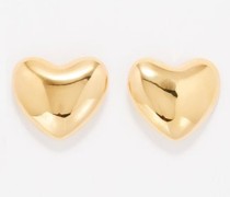 Voluptuous Heart Small 14kt Gold-filled Earrings