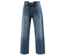Fold Organic-cotton Dad Baggy Boyfriend Jeans