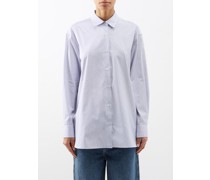 Yorke Striped Cotton Oversized Shirt