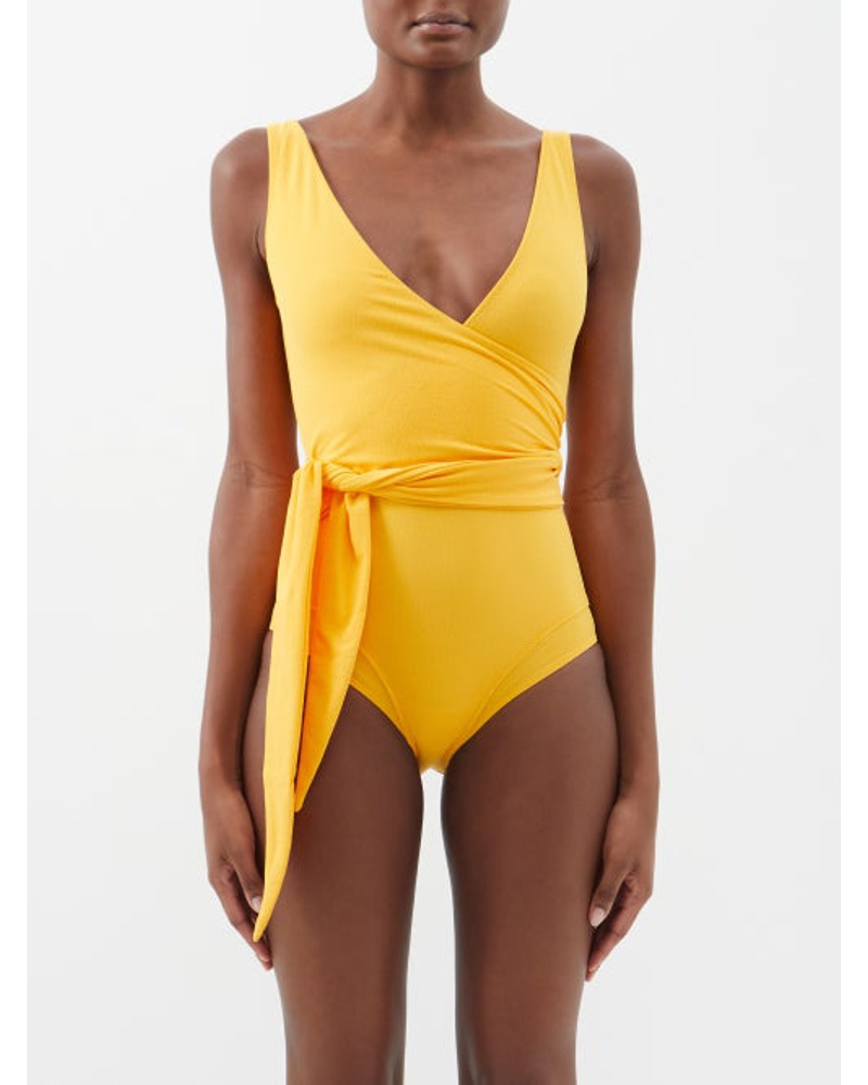 Lisa Marie Fernandez Damen Dree Louise Plunge-neck Crepe Swimsuit