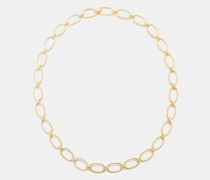 Diamond & 18kt Gold Chain-link Necklace