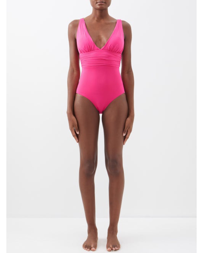 Melissa Odabash Damen Panarea Ruched Swimsuit