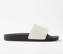 Humberto Leather And Rubber Slides