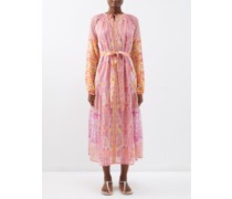 Lyndon Paisley Cotton Khadi-voile Dress