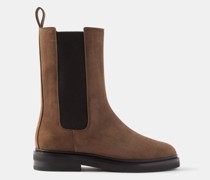 Nubuck-leather Chelsea Boots