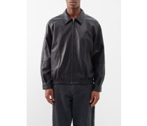 Resolution Zipped Leather Jacket