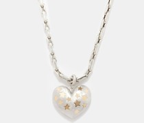 Heart 14kt White Gold Necklace