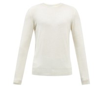 Fitted Merino-wool Crew-neck Sweater