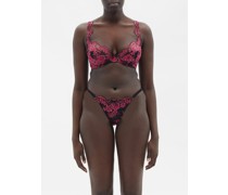 Carline Embroidered-lace Balconette Bra