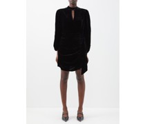 Zadie Cutout Velvet Dress