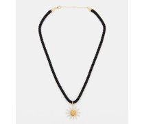 Soleil Diamond, Citrine & 9kt Gold Necklace