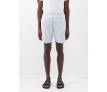 Sirma Elasticated-waist Linen-blend Shorts