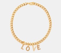 Love Letter 14kt Gold-plated Necklace