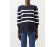 Lizzie Breton-stripe Cotton-blend Sweater