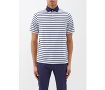 Luis Striped Stretch-jersey Polo Shirt