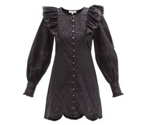 Tullia Embroidered-cotton Mini Dress