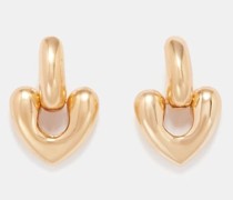 Heart Gold-filled Sterling-silver Drop Earrings