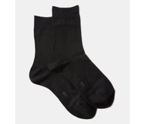 Pack Of Three Cotton-blend Ankle Socks