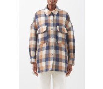 Margot Check Wool-blend Jacket