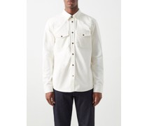 George Flap-pocket Cotton-twill Shirt