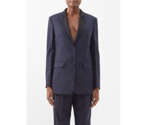 Single-breasted Tailored Wool Blazer