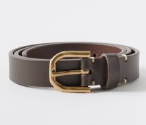 Slim Bridle-leather Belt