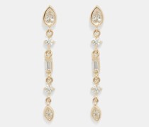 Paris Diamond & 14kt Gold Earrings