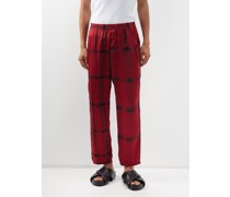 Tao Shibori-dyed Satin Trousers