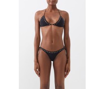 Laced Triangle Bikini Top