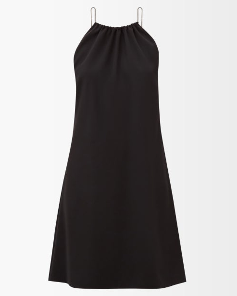 Prada Damen Backless Broadcloth Mini Dress Prada Damen Backless Broadcloth Mini Dress