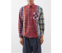 Patchwork Cotton-flannel Shirt