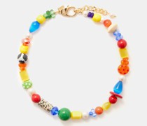 Isabel Jasper, Pearl & 14kt Gold-plated Necklace