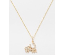 Lucky Charm Diamond & 14kt Gold Necklace