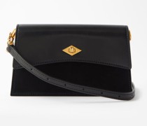 Roma Mini Leather And Suede Cross-body Bag