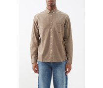 Button-down Collar Cotton Shirt