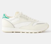 Classic Leather And Mesh Trainers
