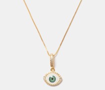 Fortuna Crystal & 18kt Gold-plated Necklace